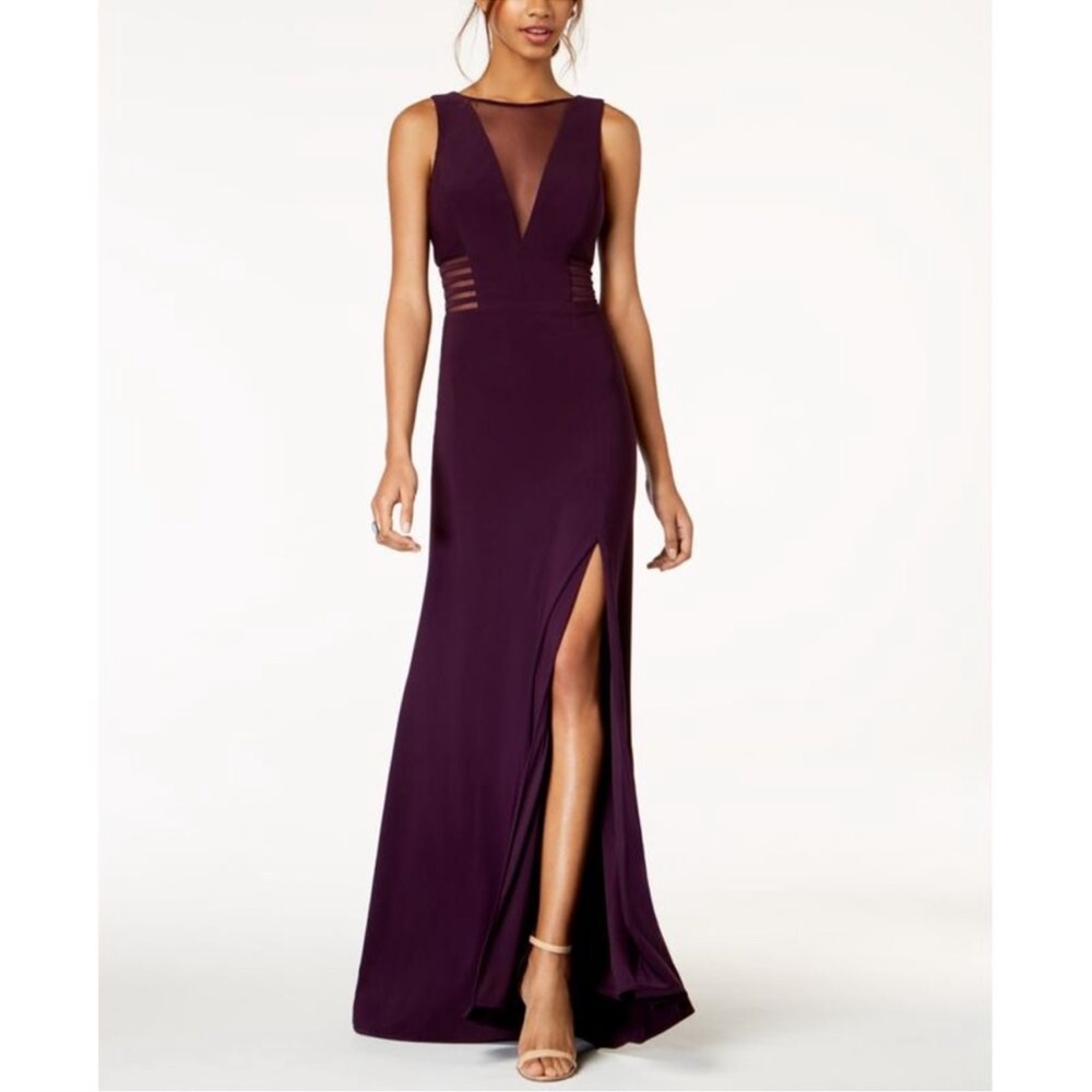 Morgan & Co. Purple Long Dress.